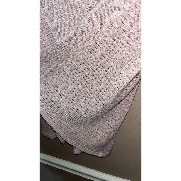 Women’s Bar III beige lightweight long sleeve sweater size medium knit fall y2k - Picture 4 of 5